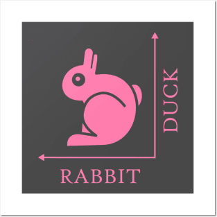 Duck Rabbit Illusion Posters and Art